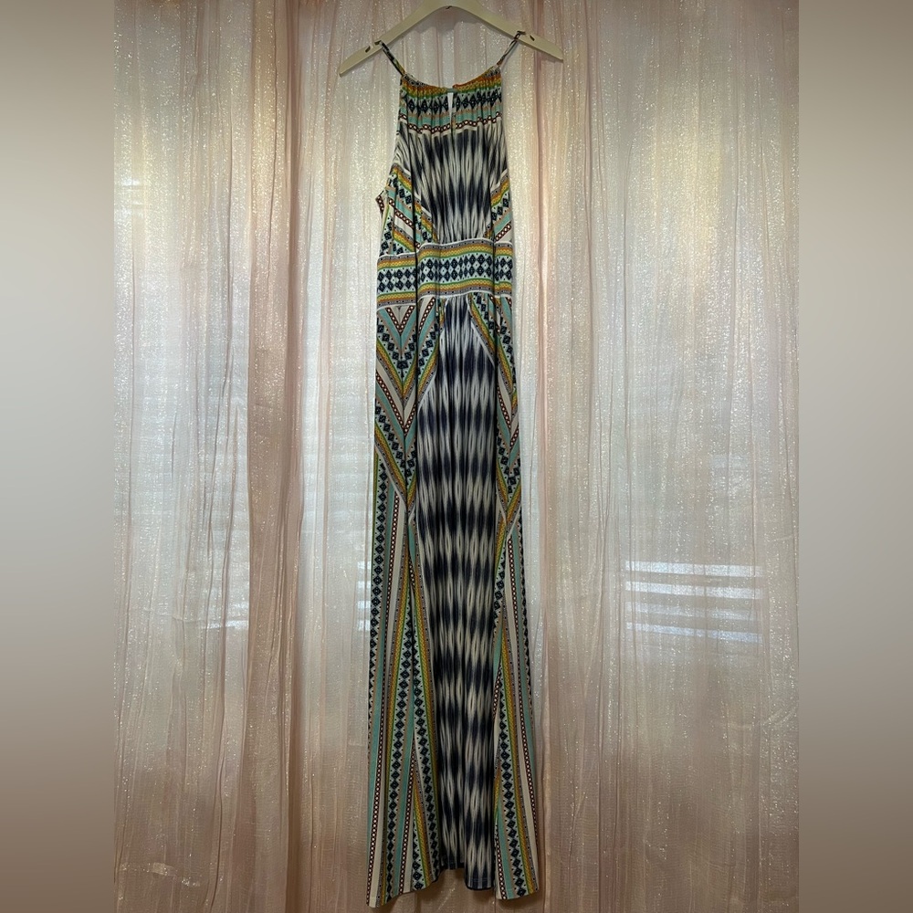 B.Calm Multicolor Patterned Garment - image 1